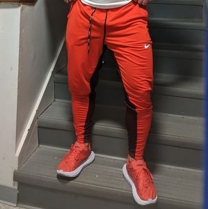 Men Nike Phantom Jogger Pants Tapered Ankle Zipper L
